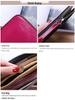 Women's Korean Style Zipper Wallet - Long Clutch with Multi-Card Slots and Wristlet