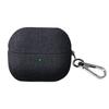 Solid Color Coarse Cloth Pattern Fabric Hard Case For Samsung Galaxy Buds3 Pro&Buds 3 Bluetooth Earphone Protective Shell Cover