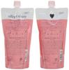 Milbon Jemilefran Shampoo Heart H 400ml Treatment Silky Shiny 400g Refill Set +