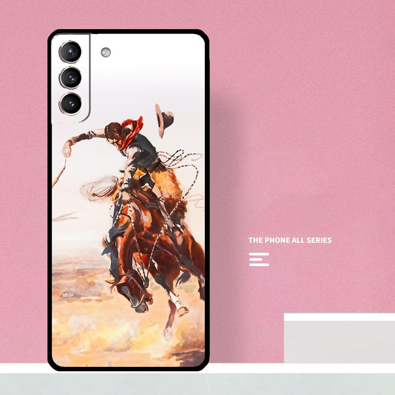 Cowboy Howdy Western Ranch Boho Phone Case For Samsung Galaxy S24 S26 Ultra S20 S21 S22 S23 S25 Plus S10 S25 FE Cover Coque