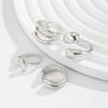 4Pcs Hug Shape Adjustable Open Rings Stackable Knuckle Rings Trendy Finger Ring Jewelry  for Women
