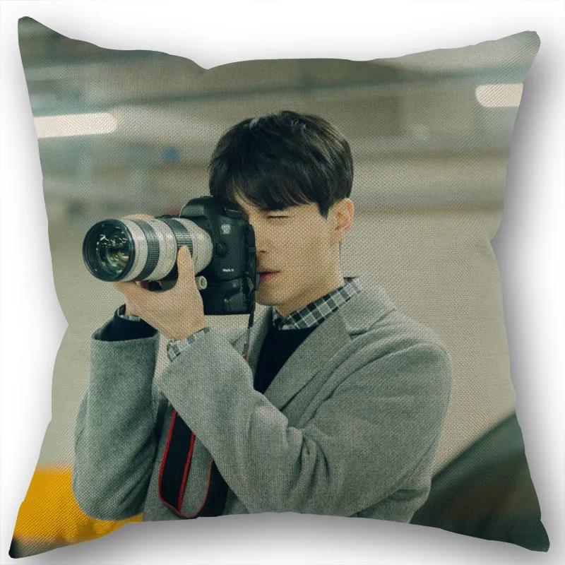 

Милая Ли Дон Ук KPOP Наволочка Хлопково-льняная ткань Квадратная наволочка на молнии Новая 45X45см Свадебная декоративная наволочка 1210 45x45cm 18x18in