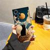 Cartoon Duck Cat Case for Samsung Galaxy S26 Ultra S10 S9 Note 20 8 9 10 S24 S25 Plus S21 FE S20 Ultra S23 Funda Phone Cover