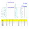 GY6 50CC 60CC 80CC 100CC 120CC 39MM 44MM 47MM 50MM 52MM Cylinder Piston Ring Gasket Kit Taotao Keeway Scooter Parts