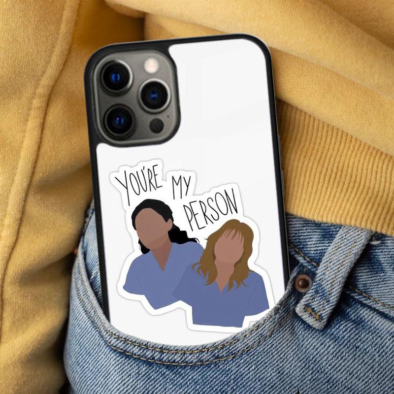 Greys Anatomy You Are My Person Soft Phone Case for iPhone 17 Air 16e Pro Max 15 Pro 13 14 Plus 11 12 MagSafe Magnetic Coque