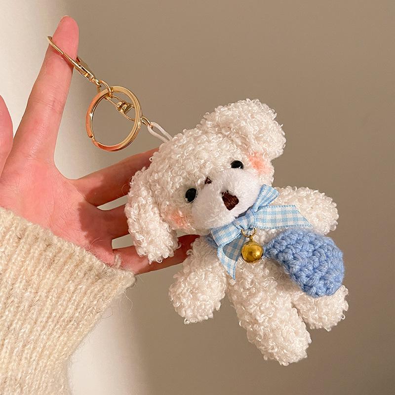 Festive Activities Plush Pendant Gift Backpack Bear DIY Dressup Doll Keychain Bag Accessories