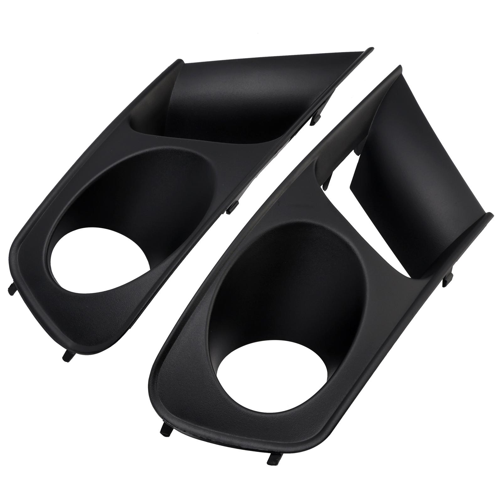 

Front Bumper Left + Right Fog Cover Grill For Seat Ibiza 6L Formula Racing 2002-2006 чорний