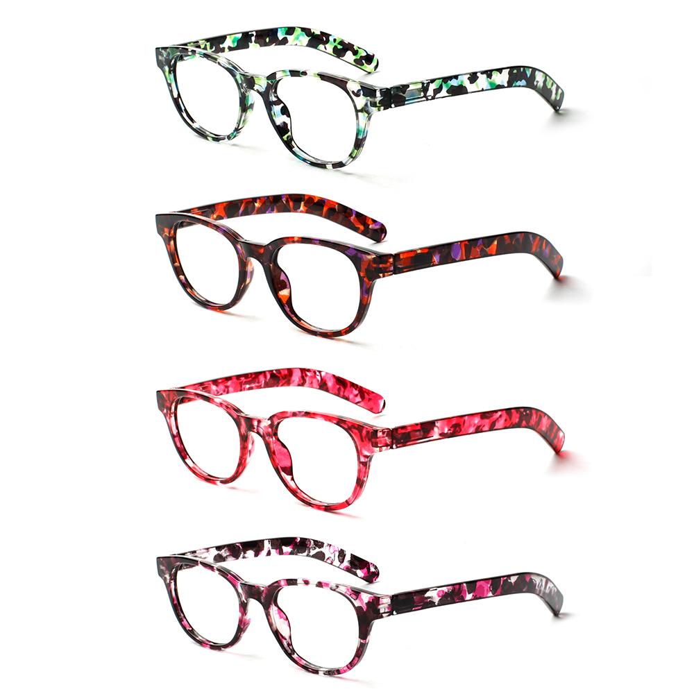 Turezing Fashion Ladies Reading Glasses Personality Print Flower Frame Decorative Eyeglasses +2.0+2.5+3.0+3.5