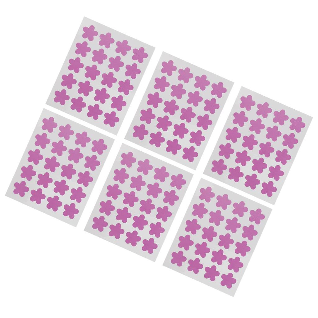 120 de bucăți autocolante de detectare UV pentru protecție solară plasturi de protecție solară reutilizabile în formă de floare pentru protecție UV