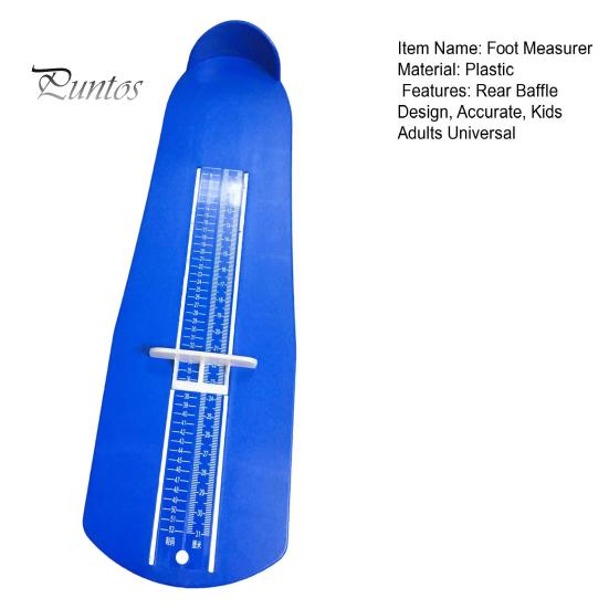 Fußmessgerät für Kleinkinder, Kinder und Erwachsene, Fußlängenmessgerät, Schuhgrößenmesser, Lineal, Fußvermesser für zu Hause, genaue Maßtabelle