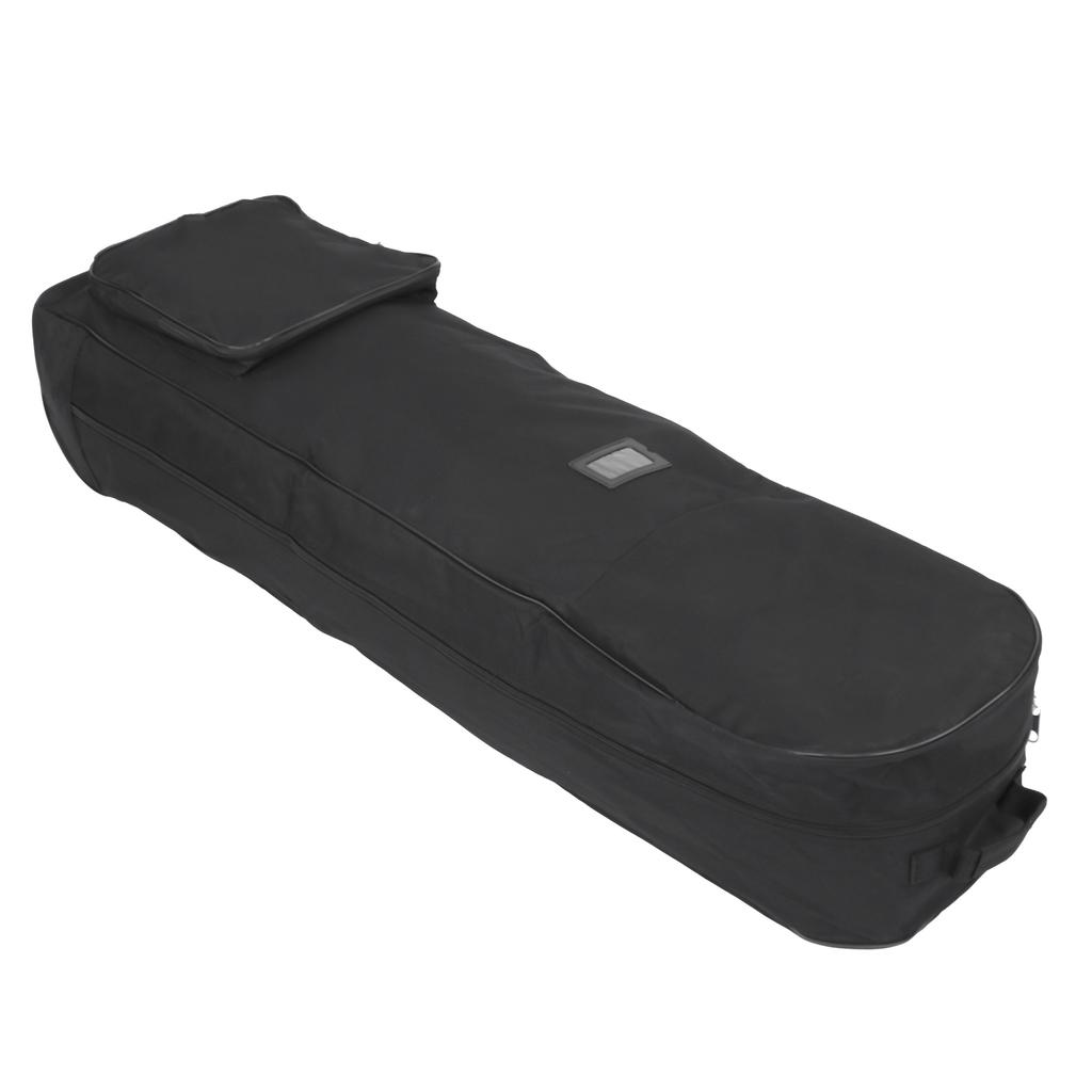 Golf Travel Bag with Wheels Foldable 600D Oxford Golf Aviation Bag Club Case Storage PouchBlue