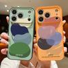 Aquarell-Punkte Muster Hülle Für iPhone 17 Pro Max iPhone 16 15 14 13 Pro Max Magnetisch Für Magsafe Hybrid TPU+PC Mattes Cover