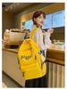 Korean Style Versatile Student Backpack - Large Capacity, Lightweight, Casual Travel Bag for Couples