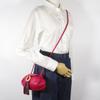 LOEWE Pochette Shoulder Bag fringe pink leather Women Used