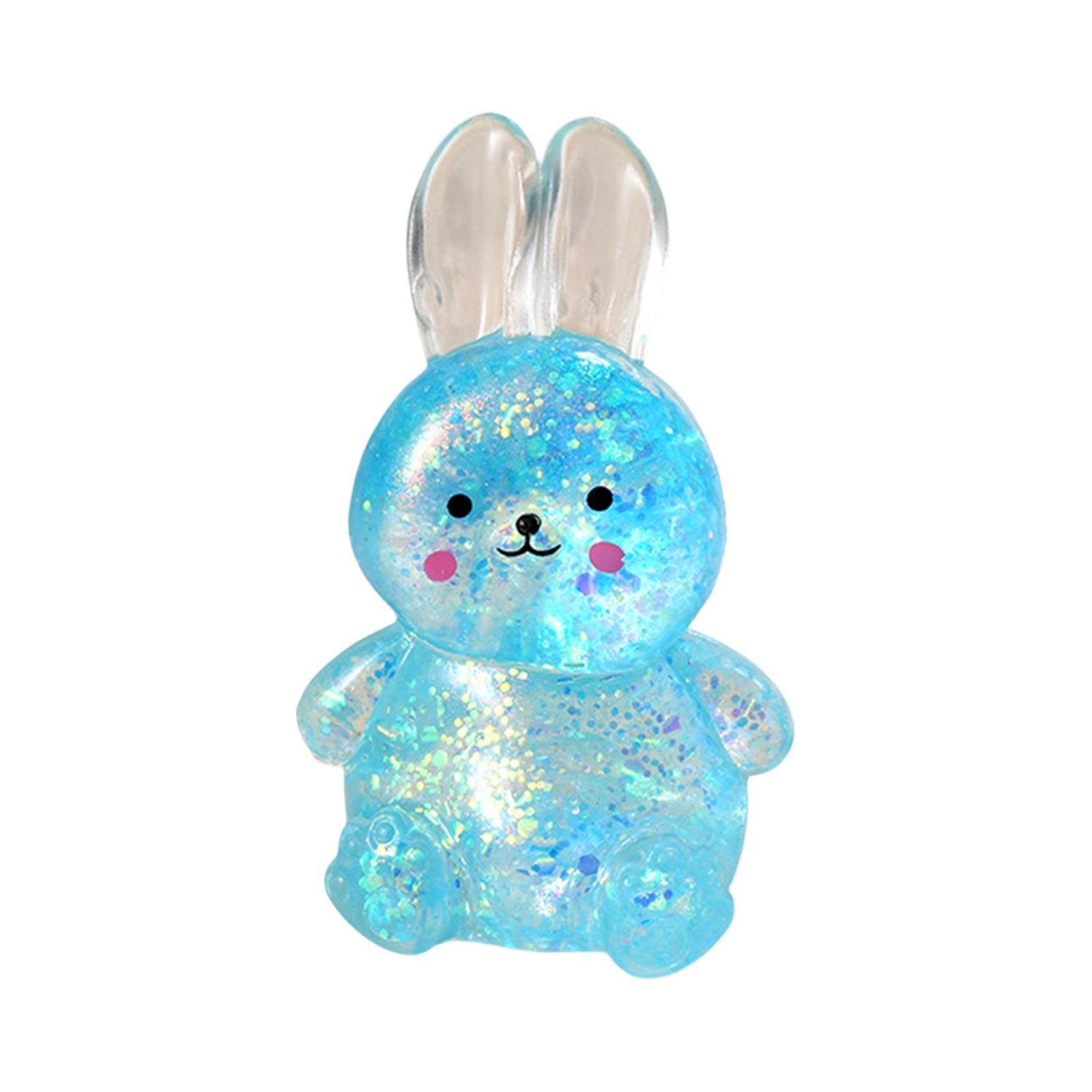 Big-eared Bunny Maltose Stress-relieving Toy синий