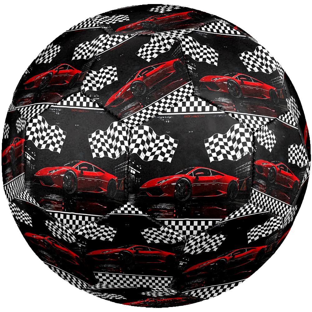 Racing Theme Size 5 Soccer Ball, Suitable for Both Indoor and Outdoor Matches, a Gift Suitable for Everyone.