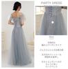 Piano Recital Long Dress Adult Competition Party Dress Dress Bride Evening Dress Formal [EightSTAR Dress] After-Party Off-the-shoulder A-line (M,