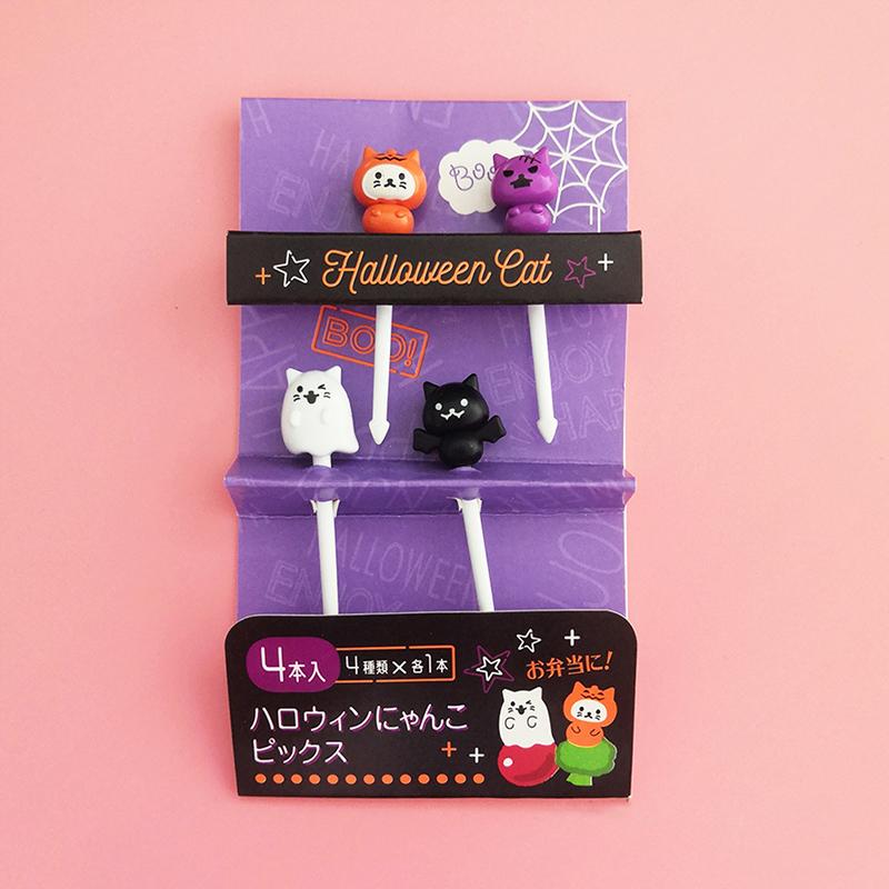 Cute School Supplies Fruit Fork Mini Cartoon Children Snack Cake Dessert Pick Toothpick Bento Lunches Party Decoration