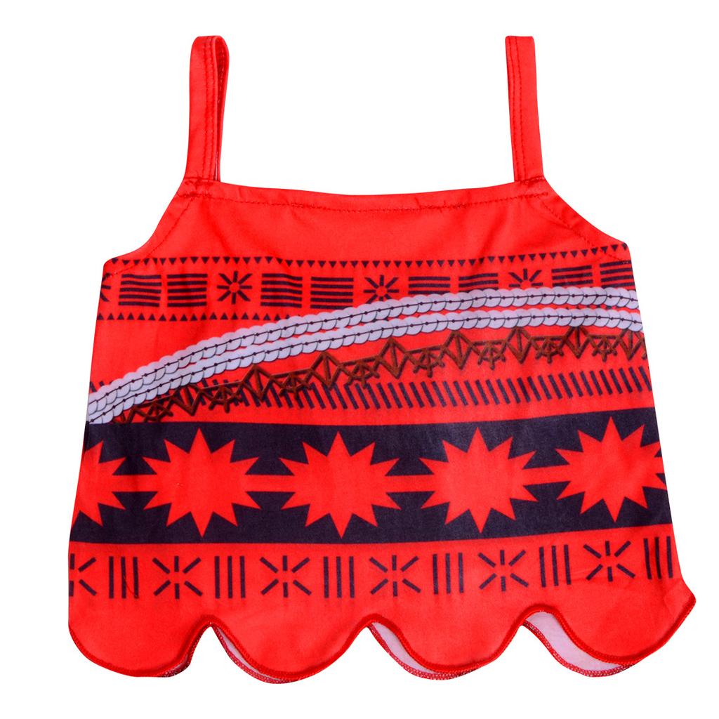 Summer Red Cartoon Anime Spot Strap Type Cartoon Cosplay Girls' Dress