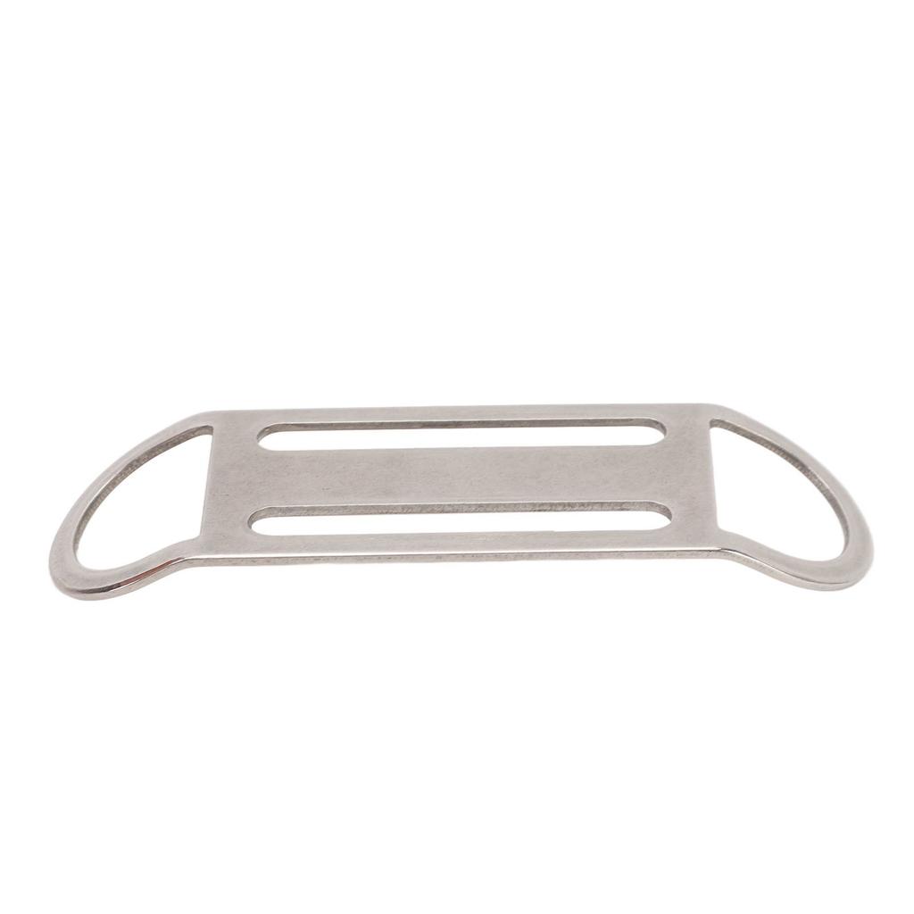 Diving Side Mount Bilateral D Ring Buckle 316 Stainless Steel Diving Webbing Strap Keeper Sidemount BCD Fixing Buckle for Scuba BCD Accessories