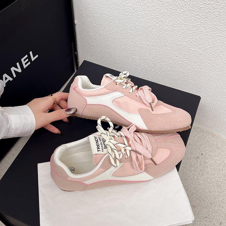 Soft leather version~ Dexun shoes heightening shoes children's 2025 spring new shoelaces fashion versatile casual shoes sports shoes