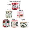 Christmas Tree Christmas Ribbons Deer Pattern Gift Packing Ribbons  Craft Supplies