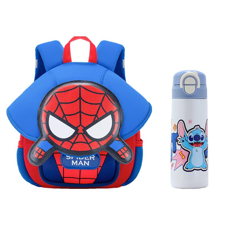 New Disney Strawberry Bear Series Neoprene With PU Small Kids' Bag Backpack Kids' Pink/Blue B20124-L
