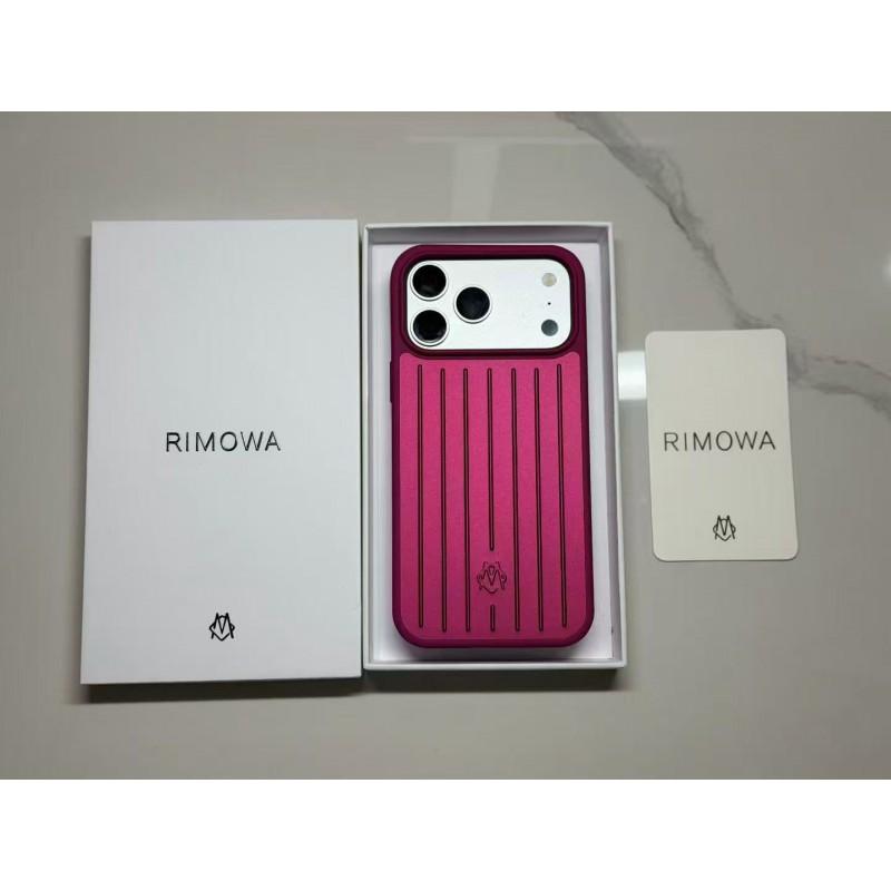 Magnetische Handyhülle iPhone 17 Pro Max Kompatibel mit RIMOWA Gepäck Orange Grün Gold Grau Schwarz Pink Blau Lila Rot