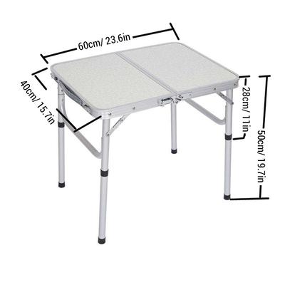 Portable Folding Camping Table Aluminum Outdoor Folding Table for Picnic Camping Hiking