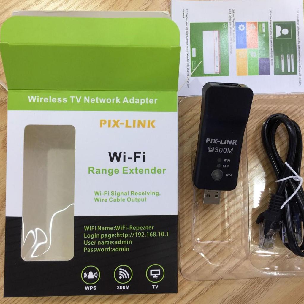 USB Wireless Repeater & Signal Amplifier Router 300M (Model UE01)