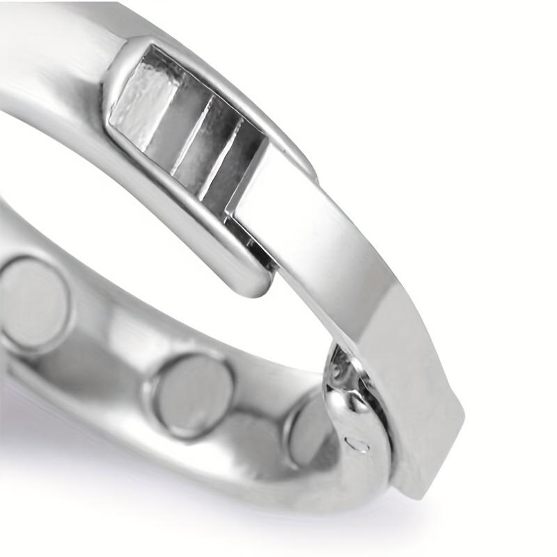 Metal Penis Ring For Men Glans Ring Adjustable Magnetic Sleeve Male  Ring Sex Toys