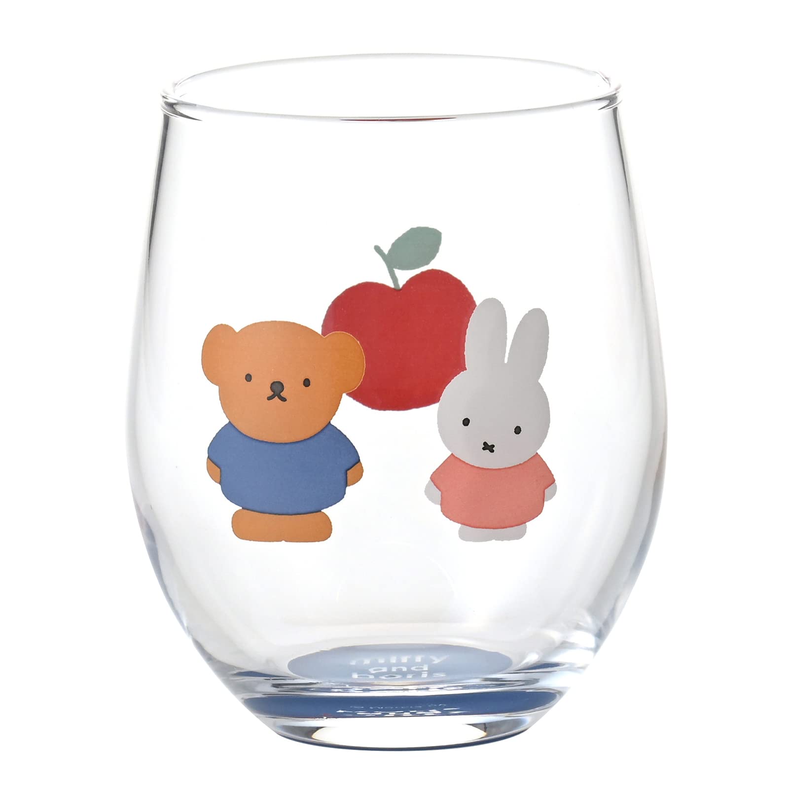 

Kanemasa Pottery Dick Bruna and Miffy and Boris Glass Tumbler Cup Height 9cm Chunky Tumbler Blue Made in Japan 412105 Miffy Boris approx.