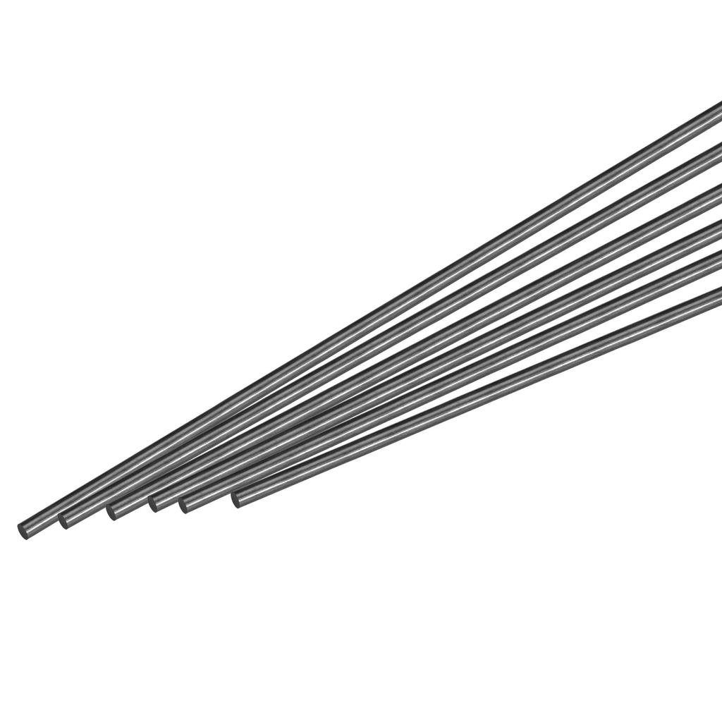 Uxcell Carbon Fiber Rods 5mm X 420mm for RC Car Airplane DIY Tool Wing Tube Quadcopter Arm, Pack of 10