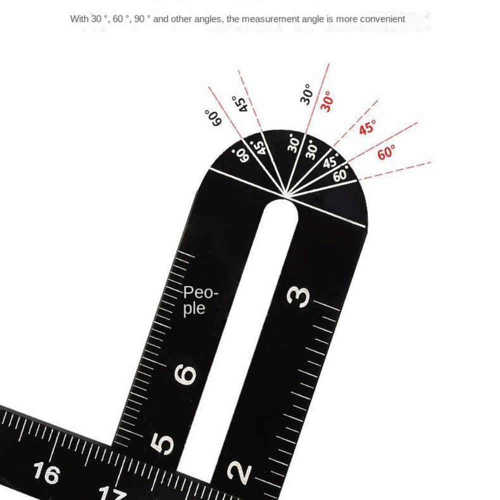 Aluminium Alloy Angle Measuring Ruler 6/12 Fold Drill Guide Locator New Multi-Angle Ruler