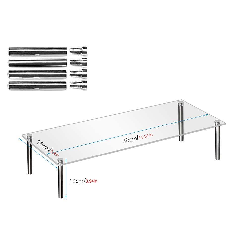 Acrylic Multi-functional Desktop Display Rack Organizer Stand for Jewelry, Blind Boxes, Badges, Anime Figures, Trays & Holders