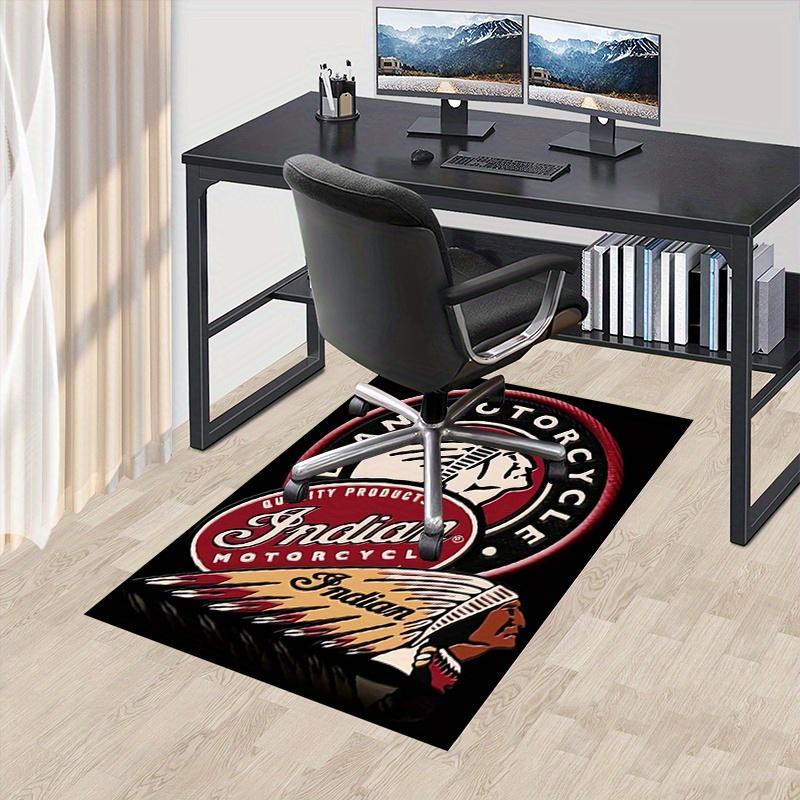 

1pc Motorcycle, Indian Office Carpet Soft Polyester Entrance Carpet Washable Non slip Machine Washab 60cm by 90cm