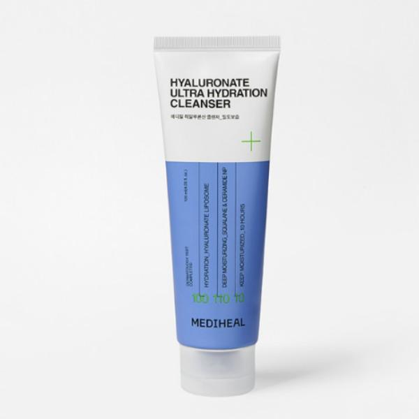 MEDIHEAL Density Moisturizing Hyaluronic Acid Cleanser Hydrating Cream-to-Foam 120ml