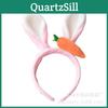 Comfortable Easter Bunny Headband With Carrot Decoration