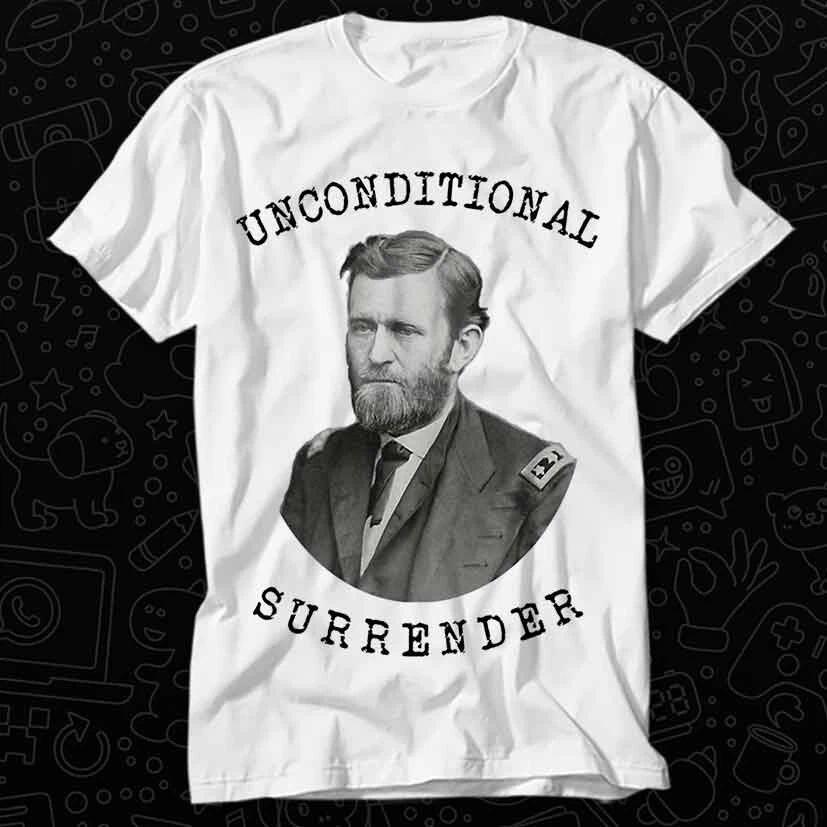 Unconditional Surrender Us Civil War General Ulysses S Grant T Shirt 390 XL