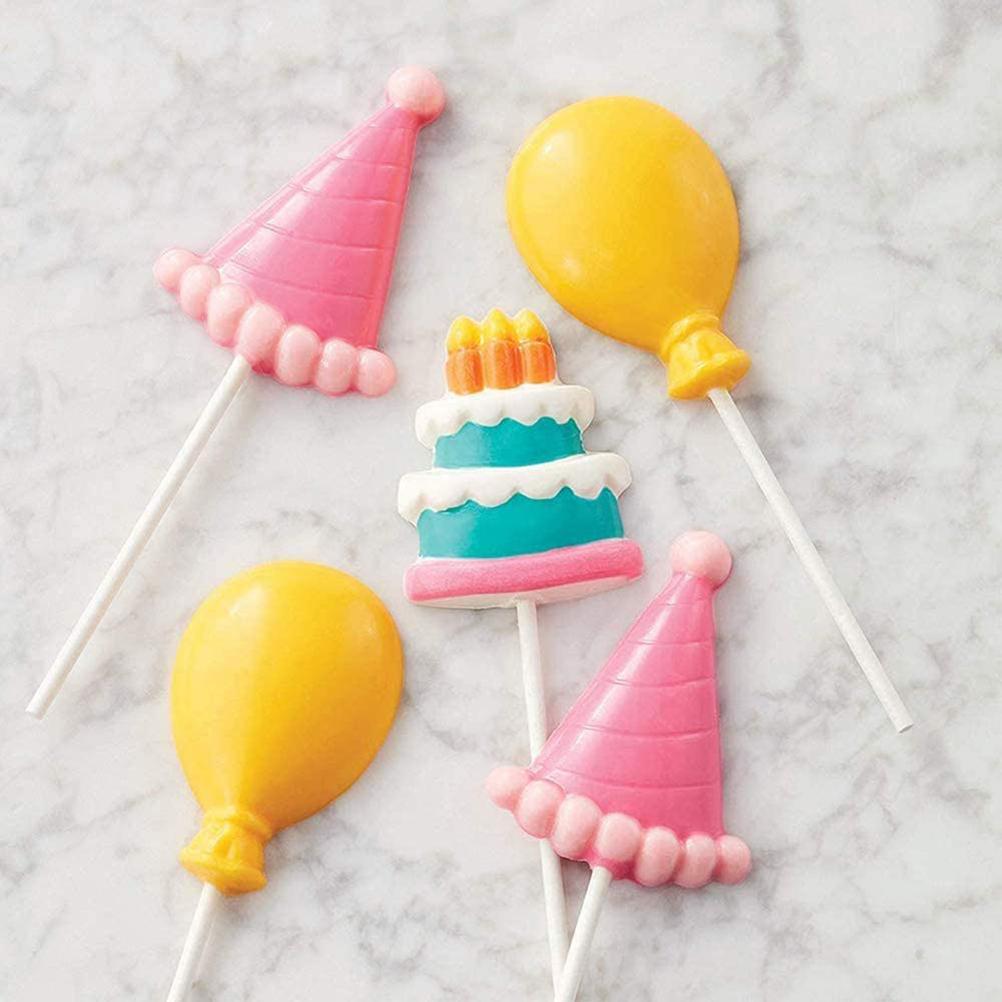 100 Stück Kuchenstäbchen Plastik Schokoladenstäbchen Kuchen Dekoration