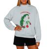 Ladies' Fashionable Casual Round Neck Long Sleeved Christmas Printed Hoodie