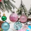 Christmas Tree Hanging Ball Ornaments Set Delicate Design High Quality Perfect for Decorating Indoor and Outdoor Spaces