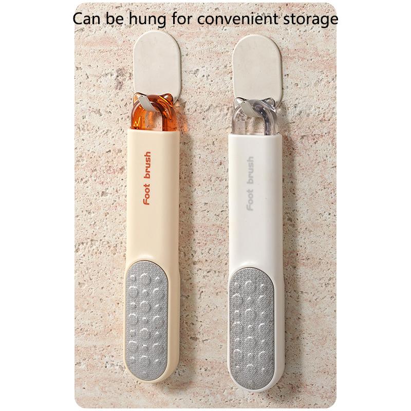 New Double Sided Stainless Steel Foot File Remover For Dead Skin 2 in 1 Toe Gap Cleaning Brush Foot Care Tools Foot Grinder Rasp
