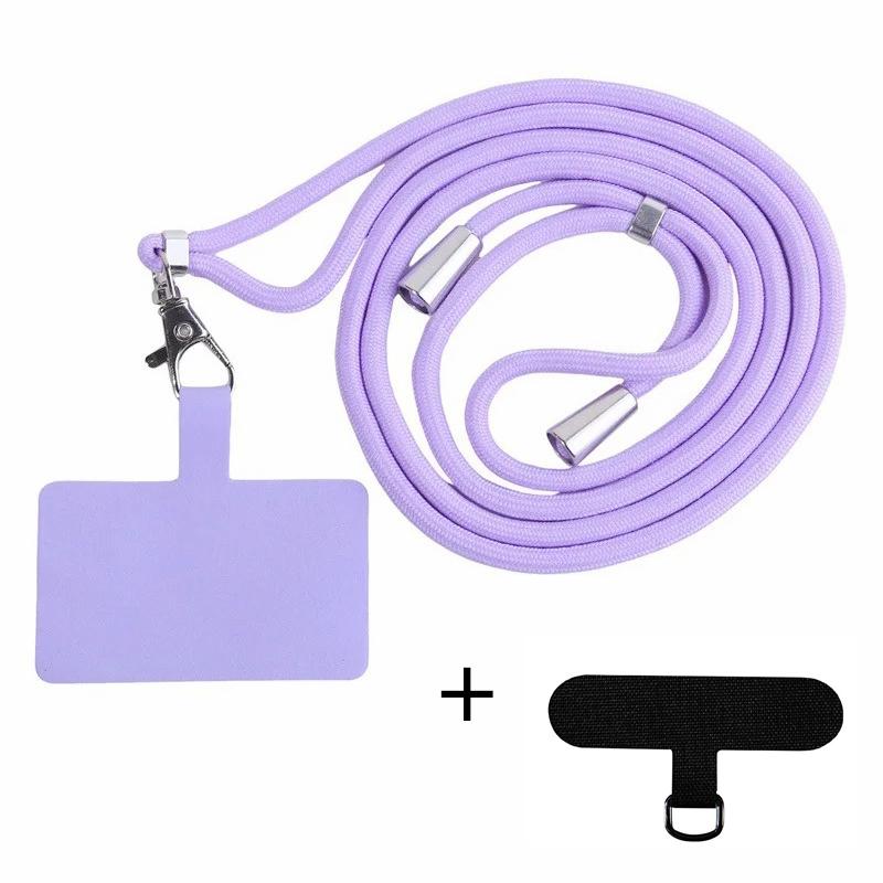 Universal Adjustable Mobile Phone Lanyard Strap Hanging Rope Neck Straps Anti-lost Cord Cell Phone Accessories for iPhone 13 14