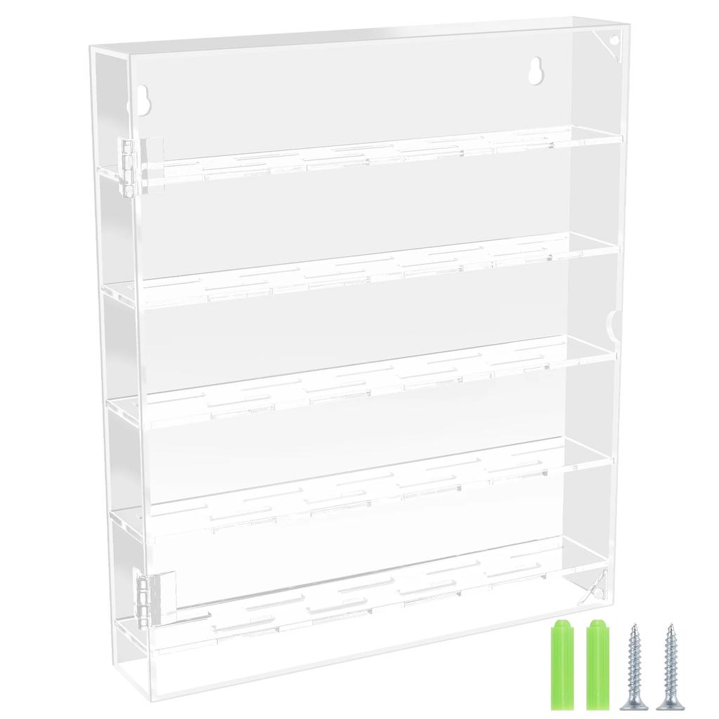 5-stöckige Acryl-Münzdisplay-Box, große Kapazität, Challenge-Münz-Vitrine, Halter, Klarer Acryl-Abzeichen-Organizer, Medaillen-Display, NEU