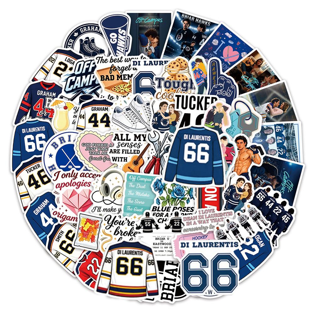 10/30/54pcs American TV Series Off Campus Stickers Classic Cartoon Decals DIY Suitcase Fridge Waterproof Cool Graffiti Sticker