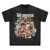 Vintage Serie Conor McGregor Übergroßes Authentisches Streetwear Unisex Gewaschenes T-Shirt (Schnell verkaufend)