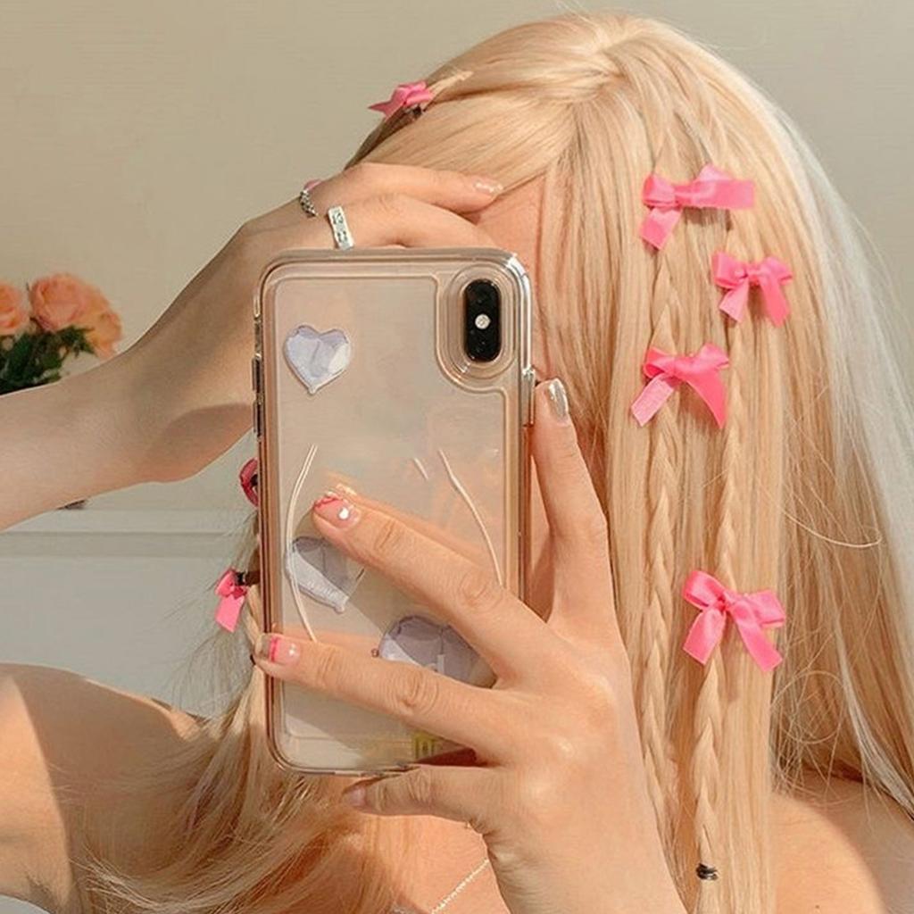 2 Stück Schleifen-Haarspange Haarspange Haarschleife Kopfschmuck Winterschleife Französische Haarspange Kopfbedeckung Haaraccessoires