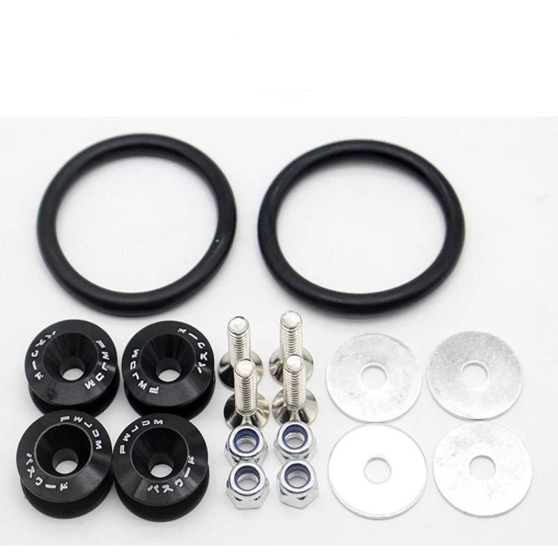 Jdm Car Modified Hex Fasteners Fender Washer Front/Rear Bumper Engine Concave Screws Fender Washer License Plate Bolts Styling