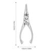 Fishing Multitool Metal Fishing Pliers Fishing Line Cutter Rings Openers Multifunctional Hook Remover Fishing Tackle
